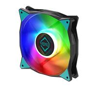 Iceberg Thermal IceGALE Adressable RGB 120 mm PWM Dual Cuscinetto a sfera ARGB Ventola di raffreddamento (nero)