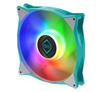 Iceberg Thermal IceGALE Adressable RGB 140 mm PWM Dual Cuscinetti a sfera ARGB Ventola di raffreddamento per alloggiamento, verde blu
