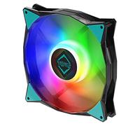 Iceberg Thermal IceGALE Adressable RGB 140 mm PWM Dual Cuscinetto a sfera ARGB Ventola di raffreddamento per alloggiamento, Nero