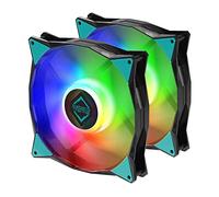 Iceberg Thermal IceGALE indirizzabile RGB 140 mm PWM doppio cuscinetto a sfera ARGB custodia ventaglio 2 pack, colore: nero