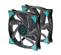Iceberg Thermal IceGALE PWM Premium Case Fan da 140 mm, confezione da 2 pezzi, colore: nero