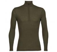Icebreaker Maglia da Uomo a Maniche Lunghe con Mezza Zip per Tutti i Giorni, Felpa con Cerniera, 100% Lana Merino