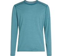 Icebreaker Merino 200 Oasis Thermo - maglietta tecnica - uomo M Light Blue/White man Lana Merino