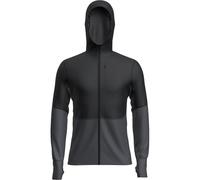 ICEBREAKER M 200 Realfleece Descender Ls Zip H - Uomo - Nero - Taglia S- modello 2025