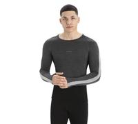 Icebreaker 200 ZoneKnit Merino - maglietta tecnica manica lunga - uomo 2XL Black man Lana Merino