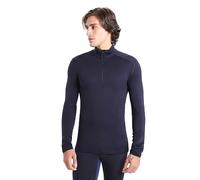 Icebreaker 260 Tech 104372401M - Maglia Intima LS con Mezza Zip, Taglia M, Colore: Blu Notte
