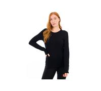 Icebreaker 260 Tech Crew Merino Long Sleeve Base Layer Nero M Donna