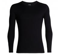 Icebreaker - 260 Tech L/S Crewe - Intimo lana merinos 3XL nero