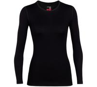 Icebreaker 260 Tech Crew Merino Long Sleeve Base Layer Nero M Donna
