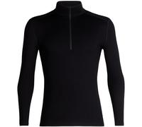 ICEBREAKER 260 Tech Ls Half Zip - Uomo - Nero - Taglia XS- modello 2027