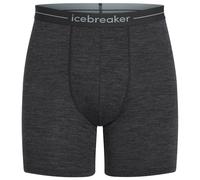 Icebreaker - Anatomica Long Boxers - Intimo lana merinos L nero/grigio