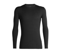 Icebreaker Anatomica Crew Merino Long Sleeve Base Layer Nero S Uomo