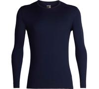 Icebreaker - Base layer in lana merino 200g - Mens 200 Oasis LS Crewe Midnight Navy per Uomo - Taglia 42-44 - Blu navy