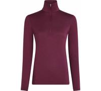 Icebreaker - Base layers in lana merino - W Merino 200 Oasis LS Half Zip Dk Berry - Taglia S - Viola