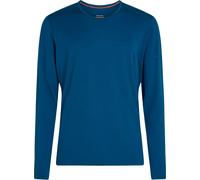 Maglietta da uomo Icebreaker Mens 200 Oasis LS Crewe Taglia: M / Colore: blu/bianco