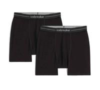Icebreaker - Set da 2 boxer in lana merino - M Merino 150 Anatomica Boxers 2 Pack Black per Uomo - Taglia L - Nero