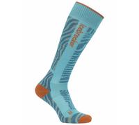 Icebreaker - Calze da sci da donna in lana merino - W Merino Blend Ski+ Medium OTC Mountain Contour Hydro/Trail/Atlantis per Donne - Taglia M - Verde