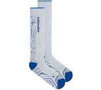 Icebreaker - Merino Ski+ Medium OTC Mountain Contour - Calze da sci EU 47-49 grigio