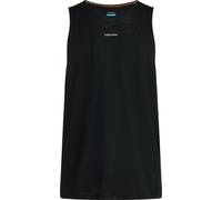 Icebreaker - Canotta da corsa ultraleggera e traspirante - M Merino Blend 125 Cool-Lite Speed Tank Black per Uomo in Legno - Taglia L - Nero
