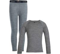 Icebreaker - Collant in lana merino 200g/m² - Kids 200 Oasis Leggings Gritstone Heather - Taglia Bambino 2a - Grigio Grigio 2a