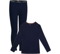 Icebreaker - Collant in lana merino 200g/m² - Kids 200 Oasis Leggings Gritstone Heather - Taglia Bambino 2a - Grigio Grigio 2a