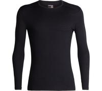 ICEBREAKER Equipaggio Layer Merino, nero