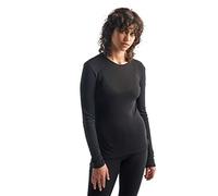 Icebreaker 175 Everyday Crew Merino Long Sleeve Base Layer Nero XL Donna
