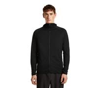 Icebreaker - 150 MerinoFine Ace L/S Zip Hoodie - Felpa di merino con cappuccio M nero