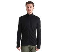 Felpa da uomo Icebreaker Merino 260 Quantum IV LS Zip Black M M
