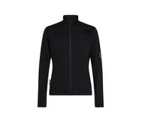 Icebreaker - Pile caldo e tecnico - M Merino Blend 300 RealFleece Descender LS Zip Black per Uomo in Cotone - Taglia M - Nero