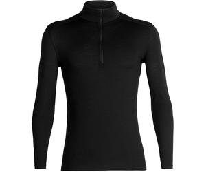Icebreaker - Intimo termico in lana merino - M Merino 200 Oasis LS Half Zip Black per Uomo - Taglia M - Nero