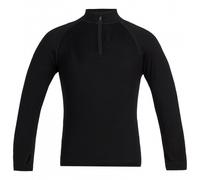 Icebreaker - Kids 260 Tech L/S Half Zip - Intimo lana merinos 110 nero