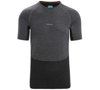 ICEBREAKER M 125 Zoneknit Ss Crewe - Uomo - Grigio / Nero - Taglia XL- modello 2025