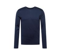 Icebreaker - Base layer in lana merino 200g - Mens 200 Oasis LS Crewe Midnight Navy per Uomo - Taglia M - Blu navy