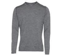 Icebreaker - Base layer in lana merino, 200 g/m² - Mens 200 Oasis LS Crewe Gritstone Heather per Uomo - Taglia XXL - Grigio Grigio XXL