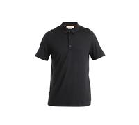 Icebreaker - Polo in lana merino - Men Merino 150 Tech Lite III SS Polo Black per Uomo - Taglia M - Nero Nero M
