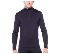 ICEBREAKER 200 Oasis Ls Half Zip - Uomo - Nero - Taglia L- modello 2025