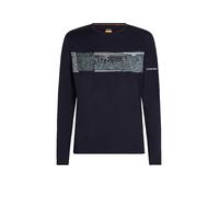 Icebreaker Merino 200 Oasis Crewe Elevation Line Long Sleeve Base Layer Blu XL Uomo