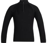 Icebreaker - Kids 260 Tech L/S Half Zip - Intimo lana merinos 4 nero