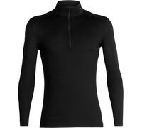 ICEBREAKER 200 Oasis Ls Half Zip - Uomo - Nero - Taglia M- modello 2025