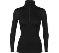 Felpa tecnica da donna Icebreaker W 260 Tech LS Half Zip Taglia: S / Colore: nero