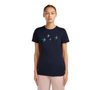 Icebreaker Merino 150 Tech Lite Bird Transit Short Sleeve T-shirt Blu XL Donna