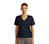 ICEBREAKER Merino 150 Tech Lite Ss Relaxed V Neck Tee W - Donna - Blu - Taglia L- modello 2026