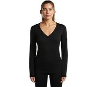 Icebreaker - Women's Merino 260 Oasis L/S V Neck - Intimo lana merinos S nero