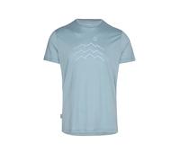 Maglietta funzionale da uomo Icebreaker Merino Blend 125 Cool-Lite™ Sphere SS Tee Across the Peaks Taglia: XXL / Colore: azzurro