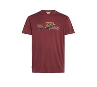 Maglietta funzionale da uomo Icebreaker Men Merino 150 Tech Lite SS Tee Transportage Taglia: L / Colore: bordeaux