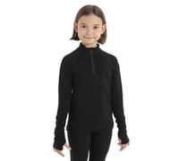 Maglia intima Icebreaker Merino 260 Tech Long Sleeve Half Zip manica lunga nero puro bambini - 6