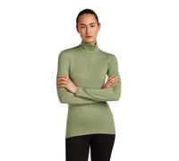 Icebreaker - Intimo donna in lana merino - W Merino 260 Tech LS Half Zip Lichen per Donne - Taglia L - Verde