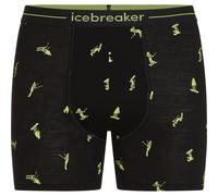 ICEBREAKER Mer 150 Anatomica Boxers Ski Day - Uomo - Nero - Taglia L- modello 2026