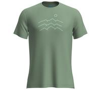 Icebreaker - Merino 125 Cool-Lite Sphere S/S Across - Maglia merino XL verde